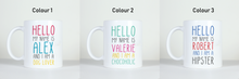 Load image into Gallery viewer, images of the colour options for this ready made mug product
