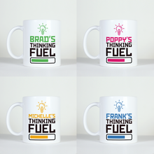 Load image into Gallery viewer, available in four colours light bulb idea thinking thoughts fuel brain juice