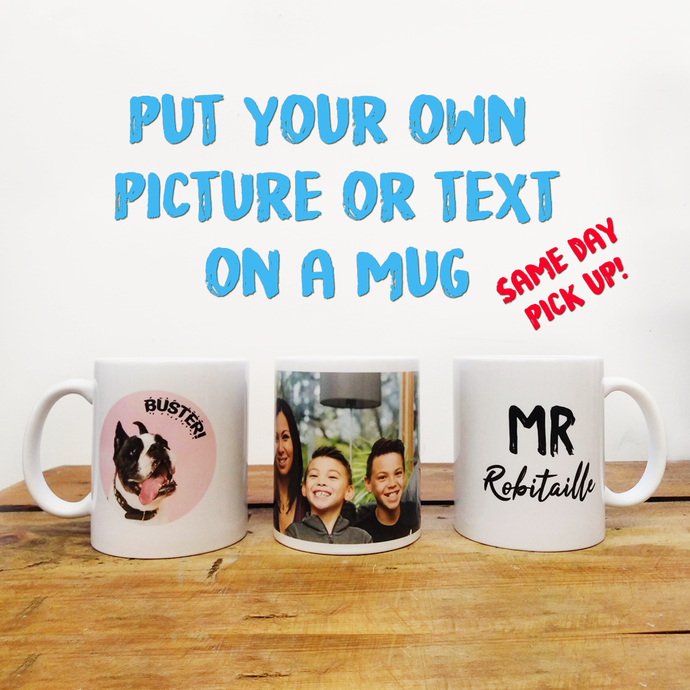 Same Day Photo Mugs | Order Online or In Store | Ship Express or Pick Up In Person