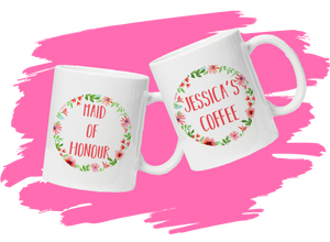 Premade but customizable mugs