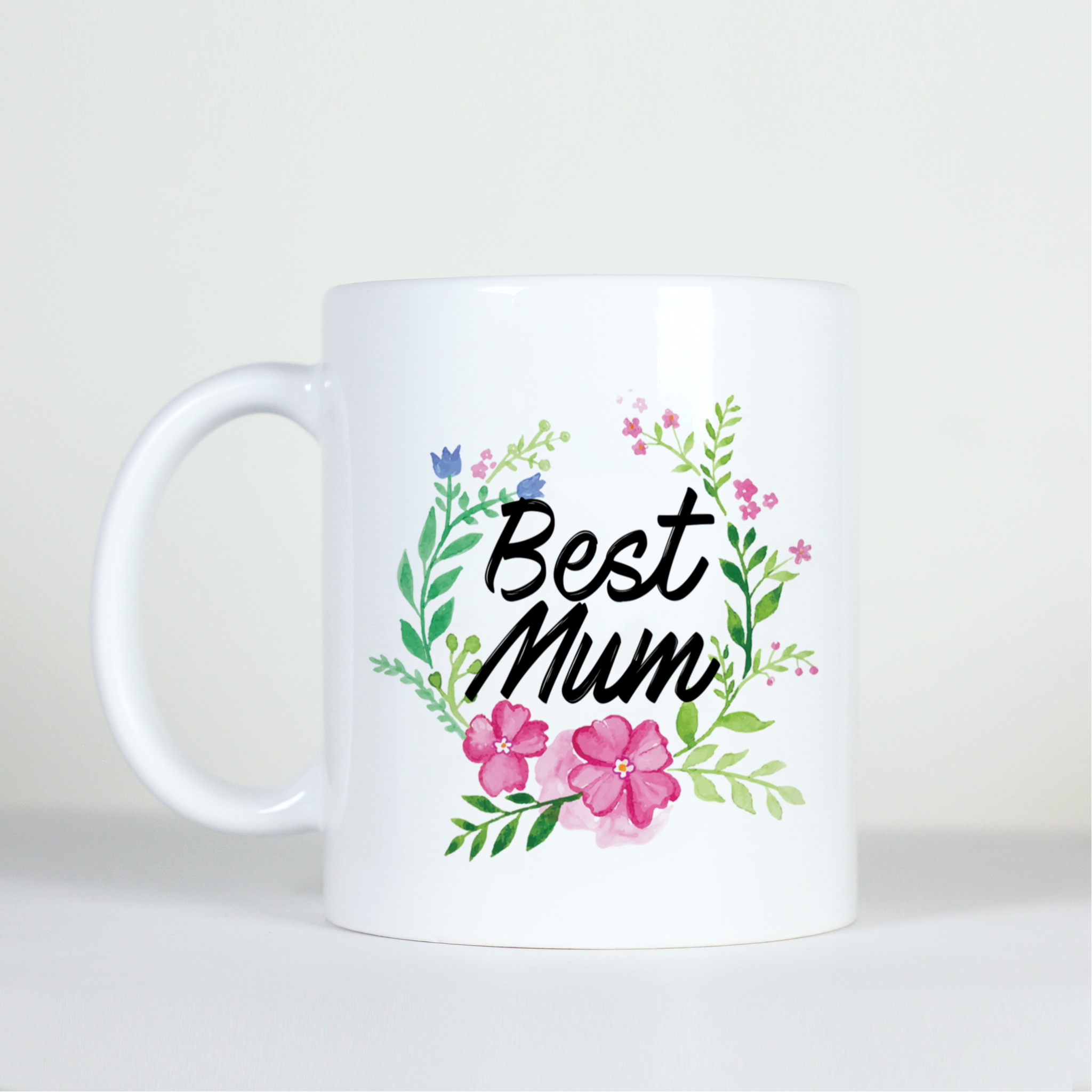 Personalized Floral Travel Coffee Mug, Design: M7 - Everything Etched