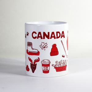 canada eh maple leaf toque double-double tim hortons coffee poutine