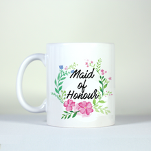 Load image into Gallery viewer, wedding theme bridesmaid maid of honour summer spring mug