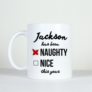 Custom Naughty or Nice Mug