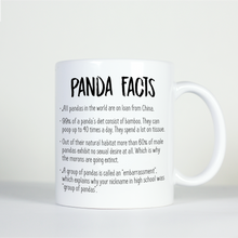Load image into Gallery viewer, PANDA FACTS on a mug